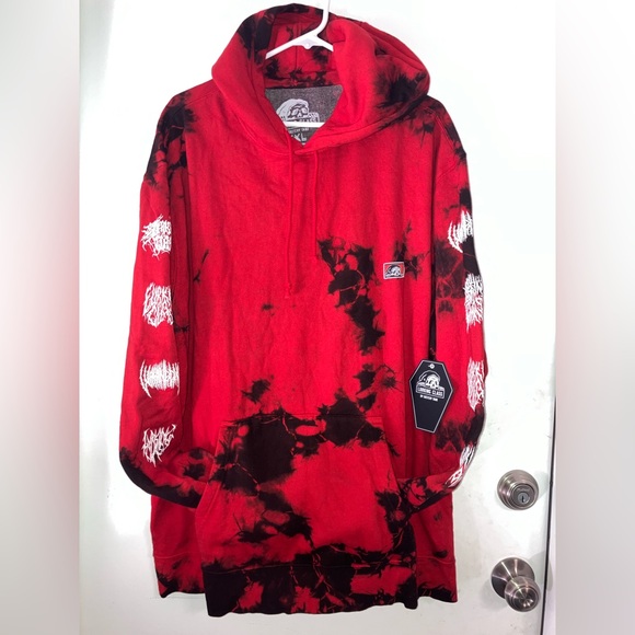 NWT Lurking Class Sketchy Tank Tie Dye Death Metal Pullover Hoodie - Picture 2 of 7